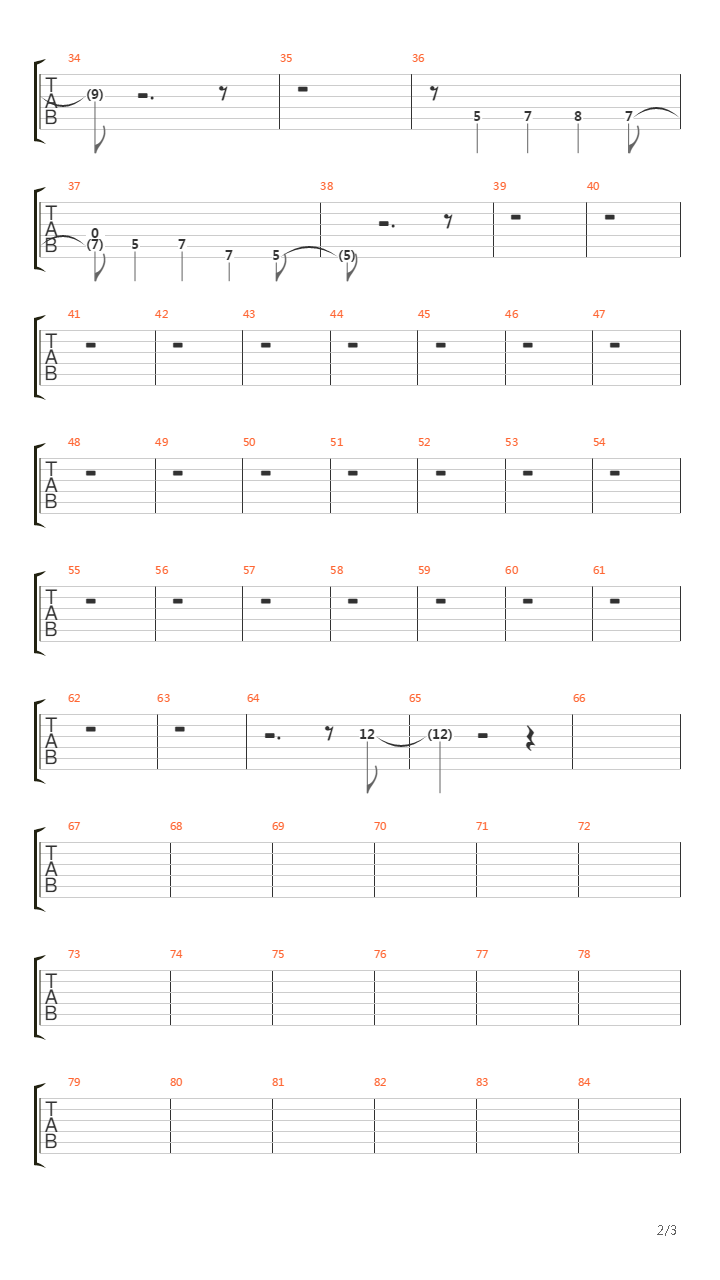 5th Symphony吉他谱