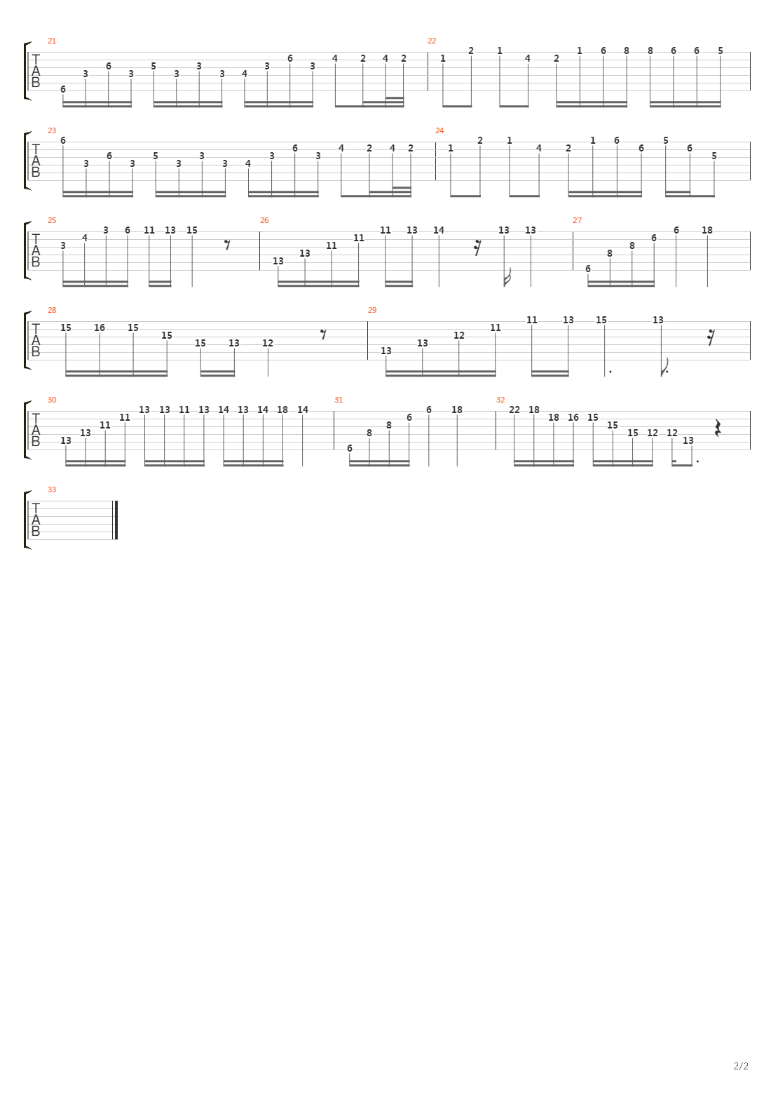 Amberdawn吉他谱