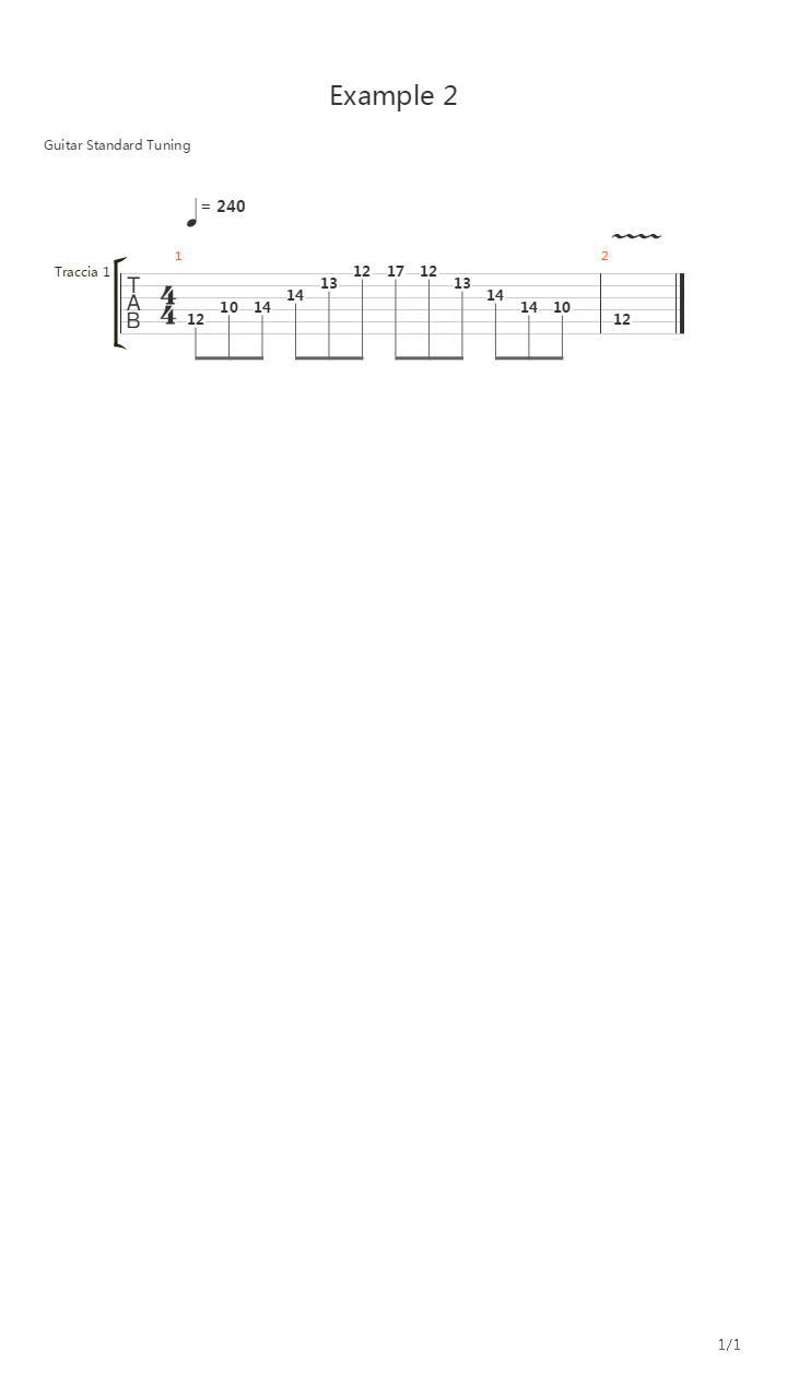 Example 2吉他谱