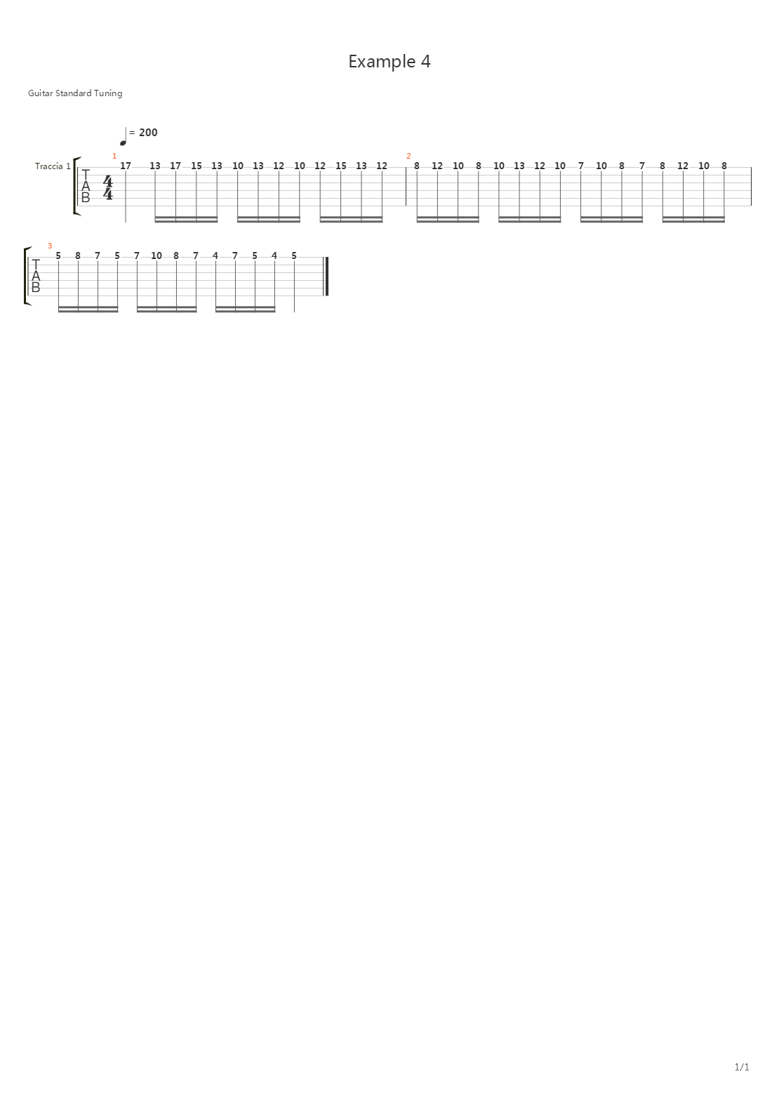 Example 4吉他谱