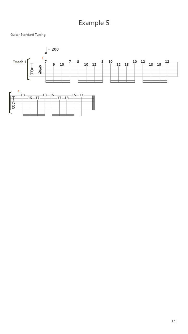 Example 5吉他谱