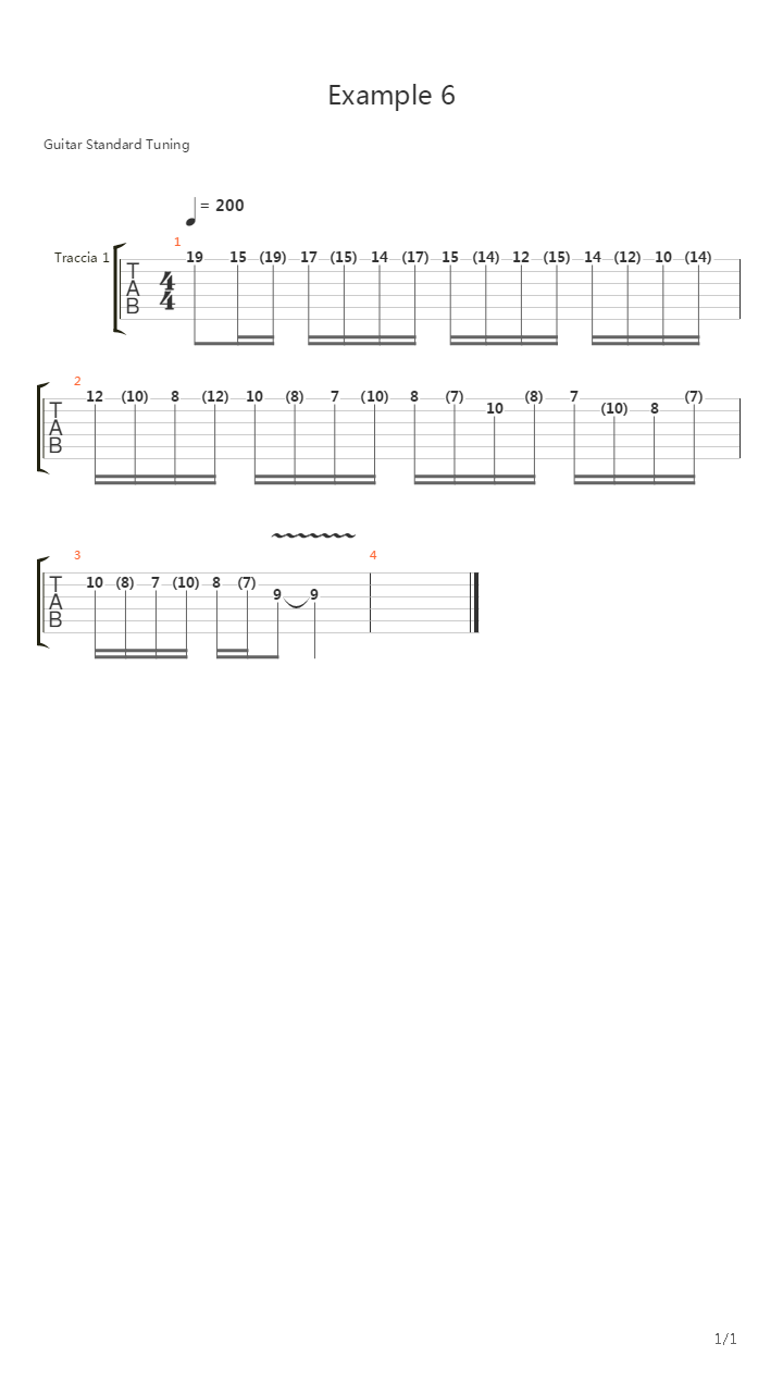 Example 6吉他谱