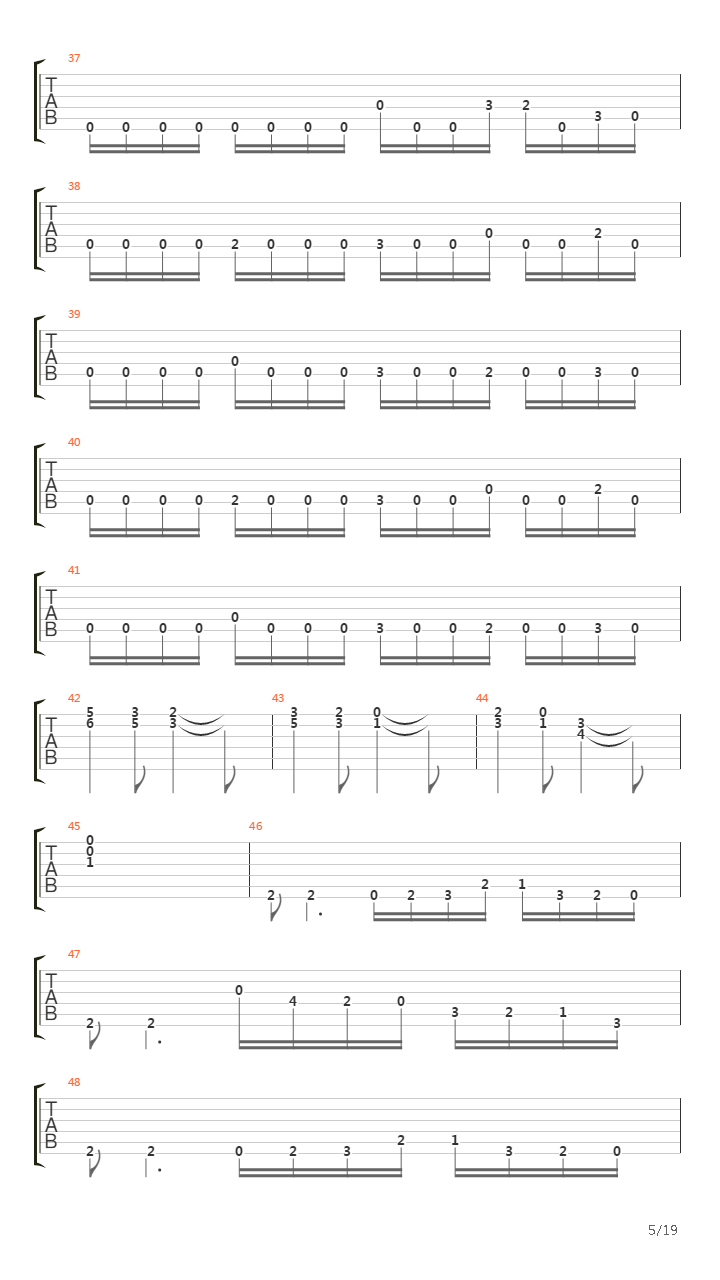 Krakatau吉他谱