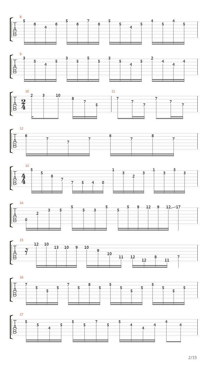 Prelude to april_Toccata吉他谱