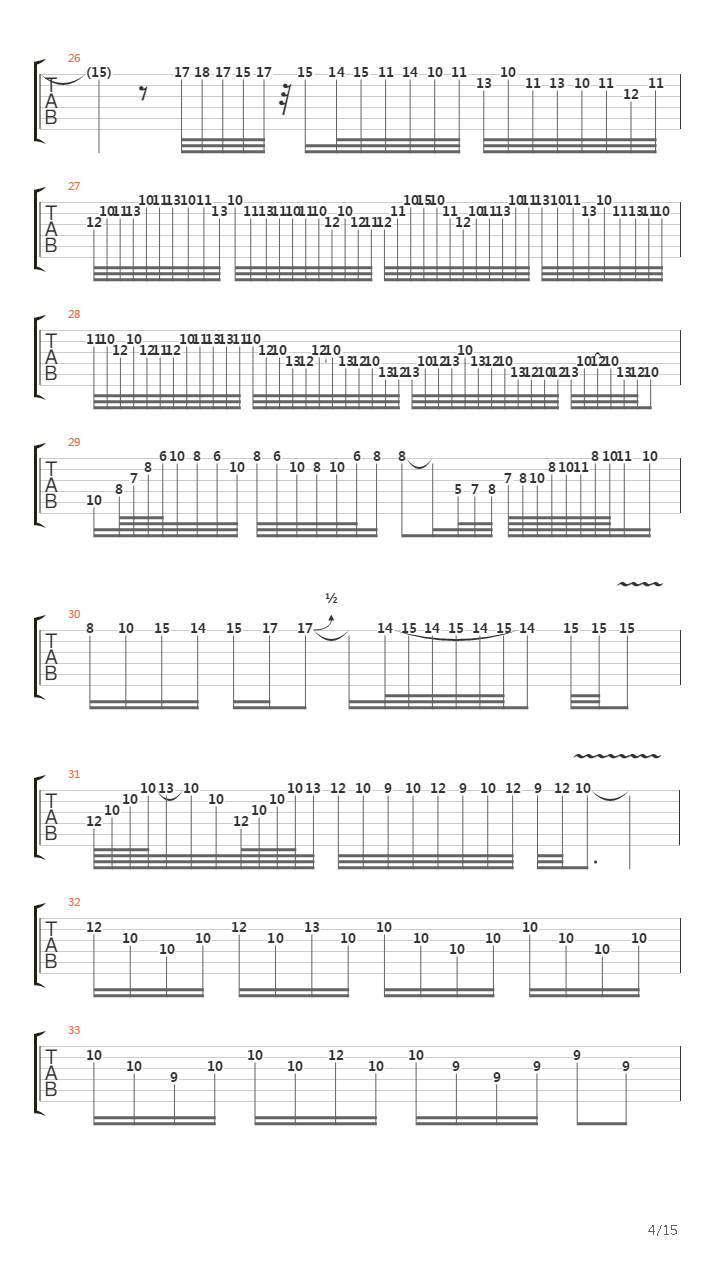 Prelude to april_Toccata吉他谱