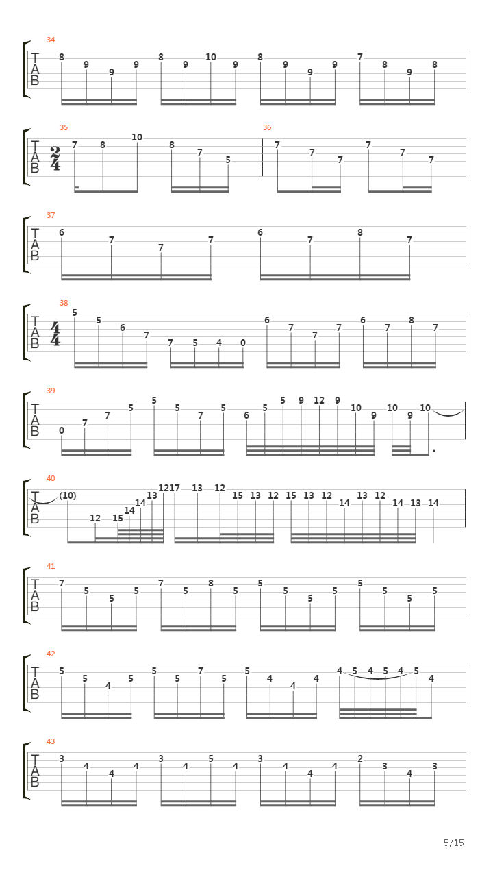 Prelude to april_Toccata吉他谱