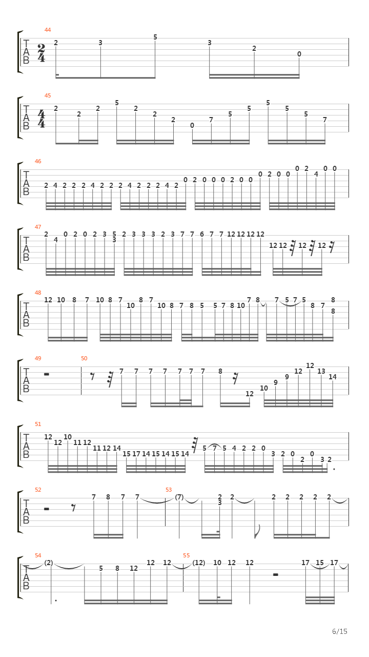 Prelude to april_Toccata吉他谱