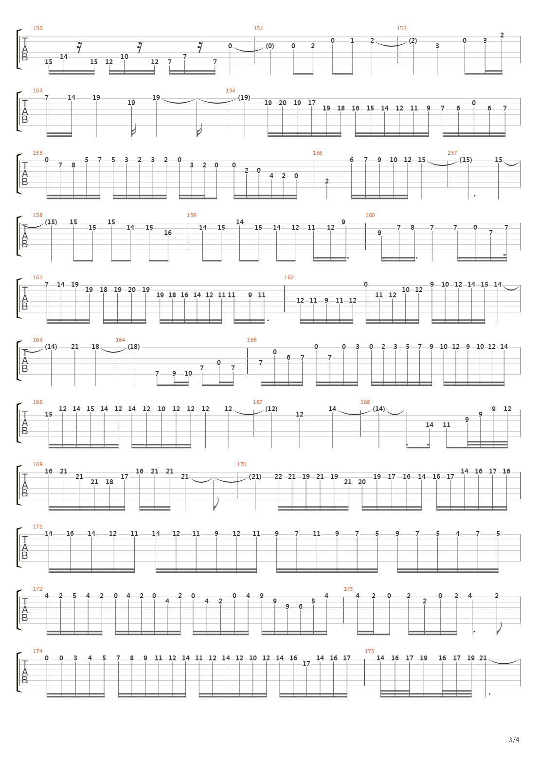 The 7th Sign吉他谱