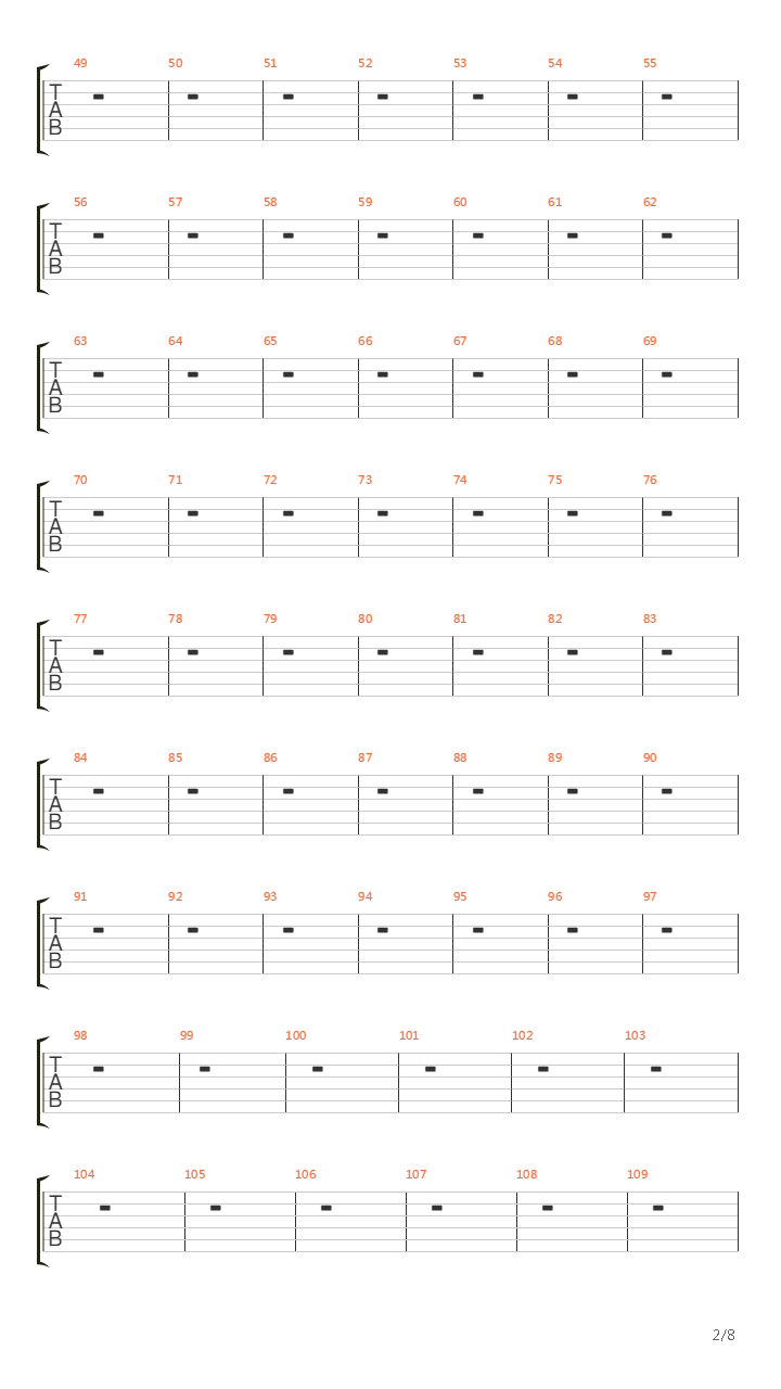 The seventh sign吉他谱