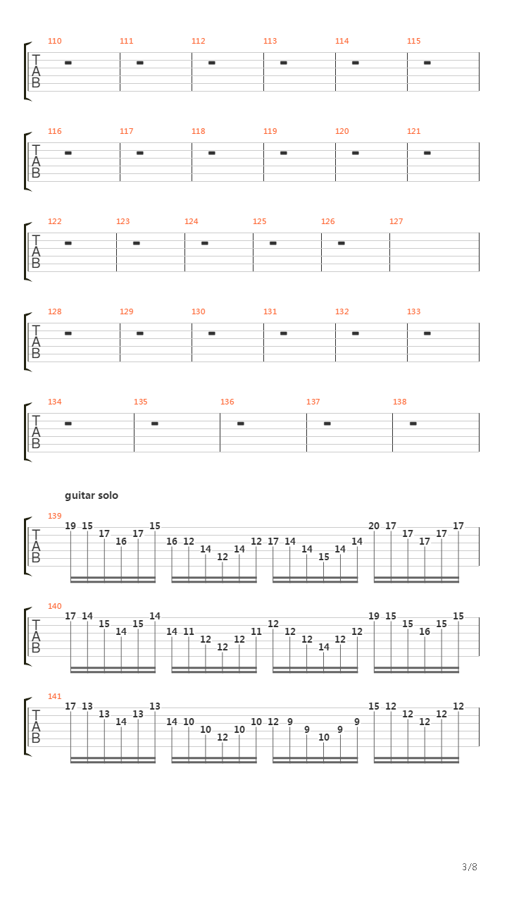 The seventh sign吉他谱