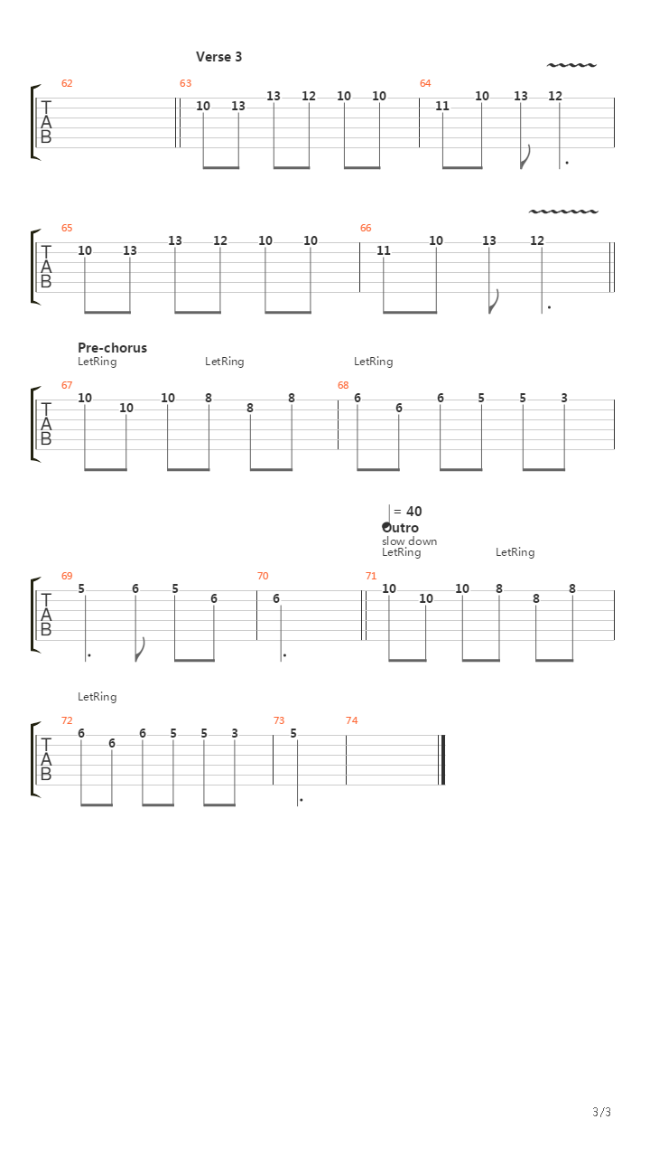 Christmas Song吉他谱