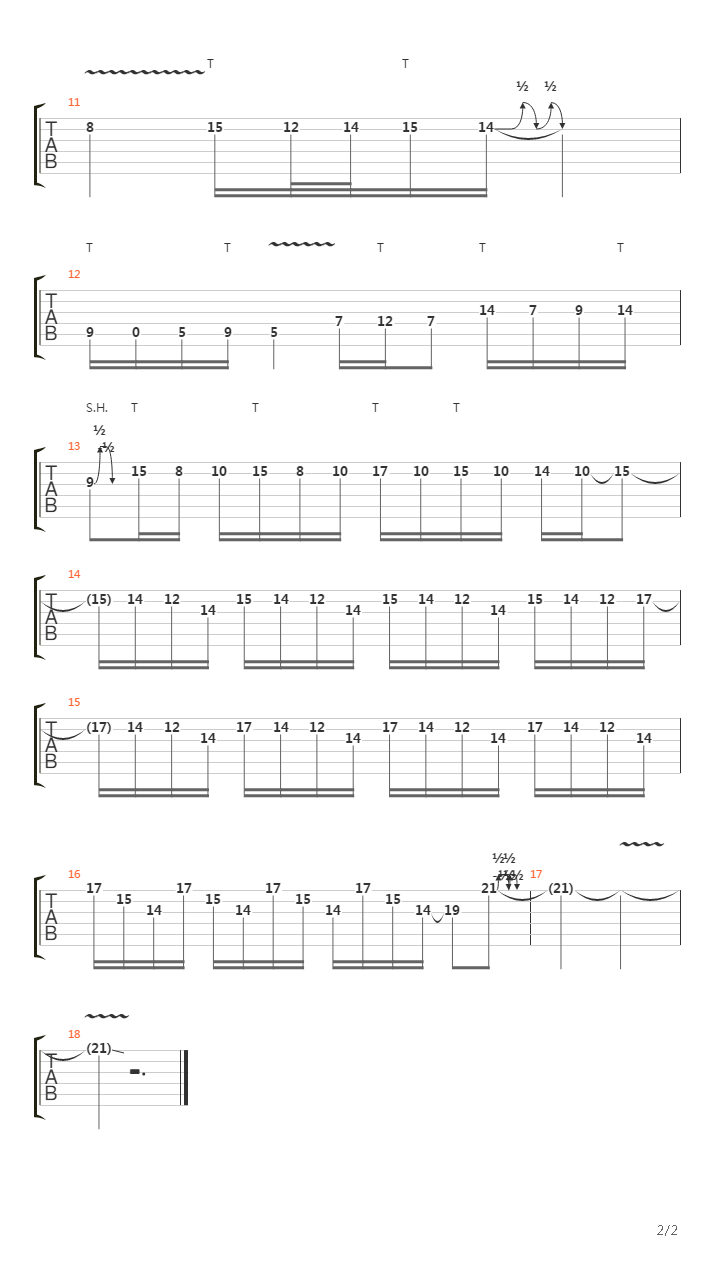 Wait (Solo played by David Escobar)吉他谱