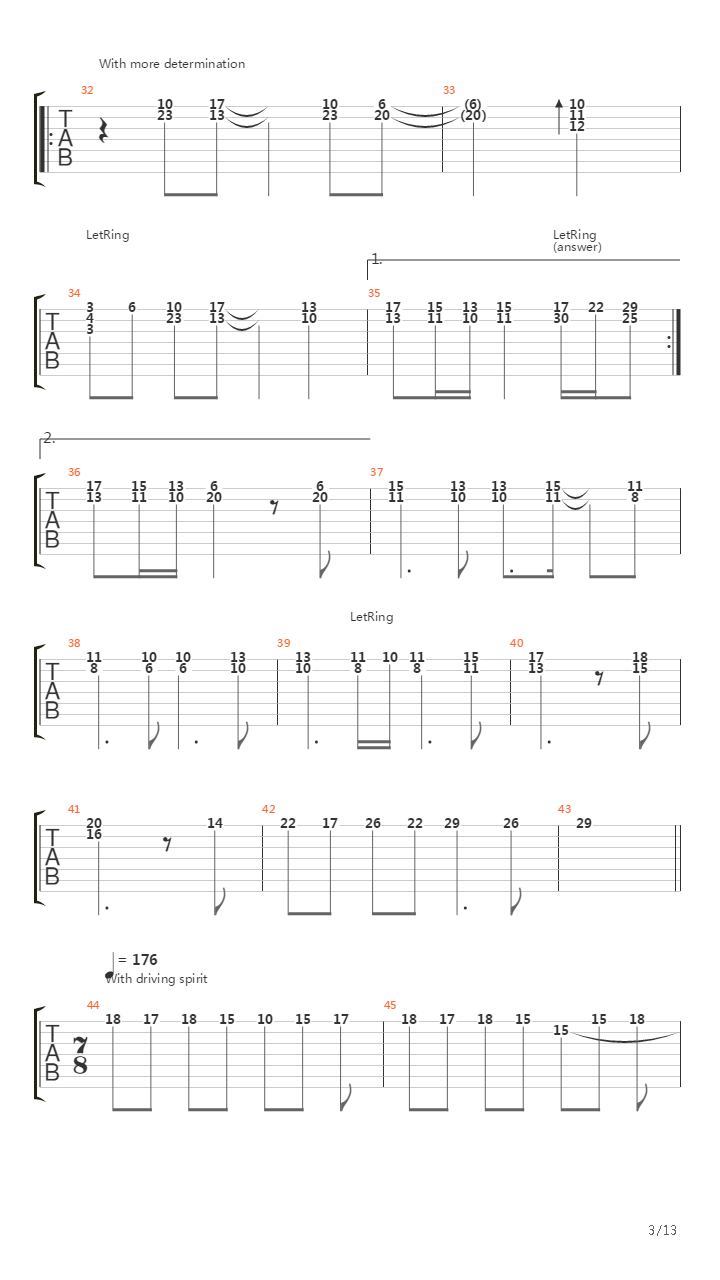 Marching Season吉他谱