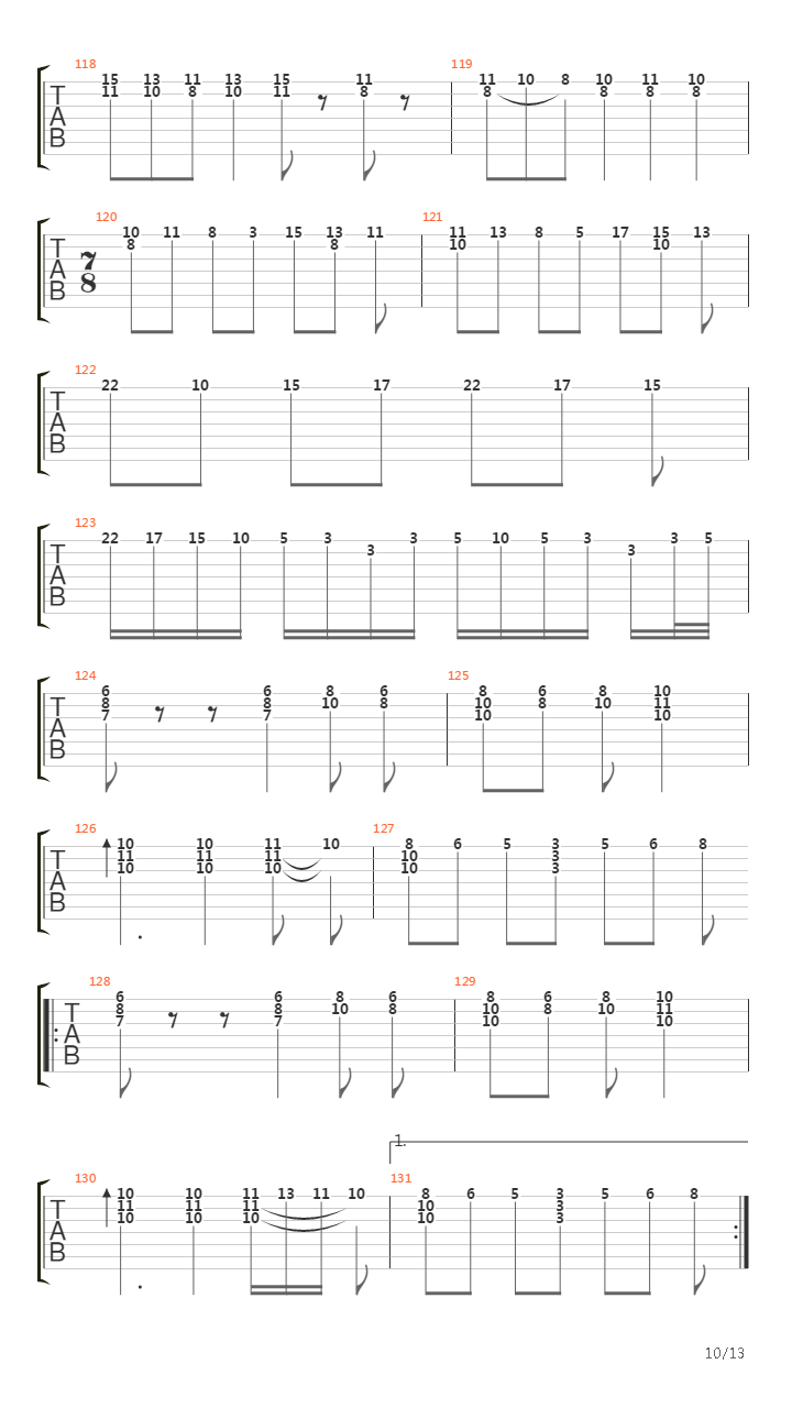 Marching Season吉他谱