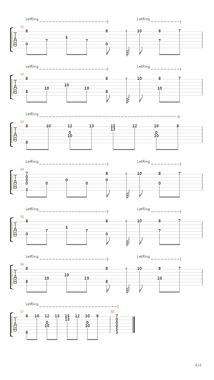 River Flows In You (13)吉他谱