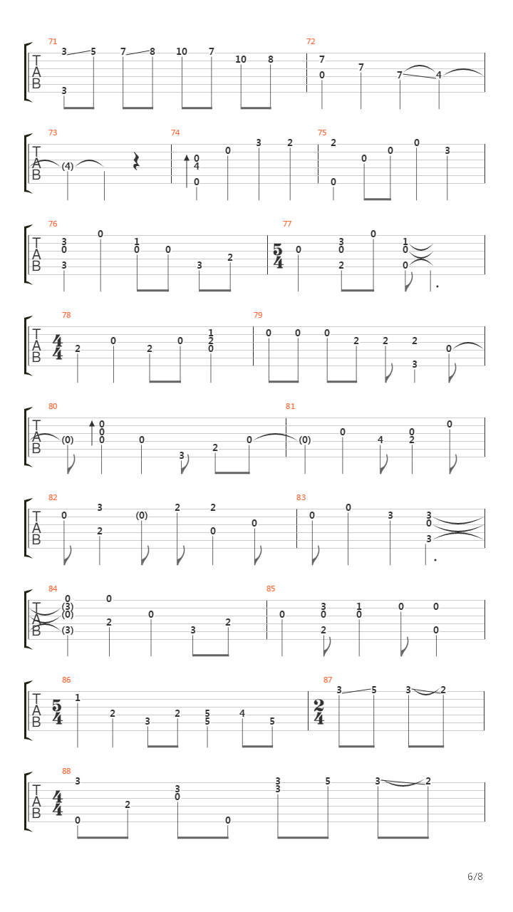 River Flows In You (15)吉他谱