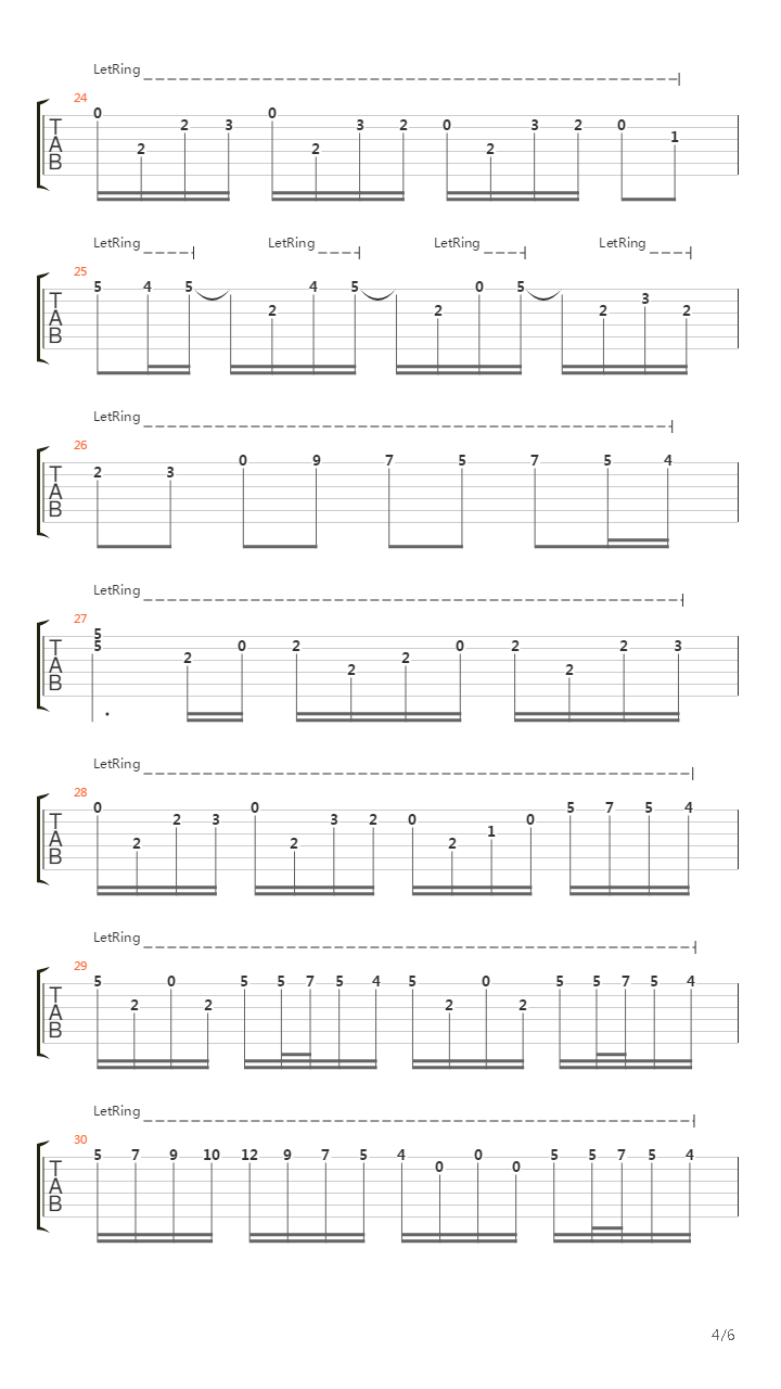 River Flows In You吉他谱