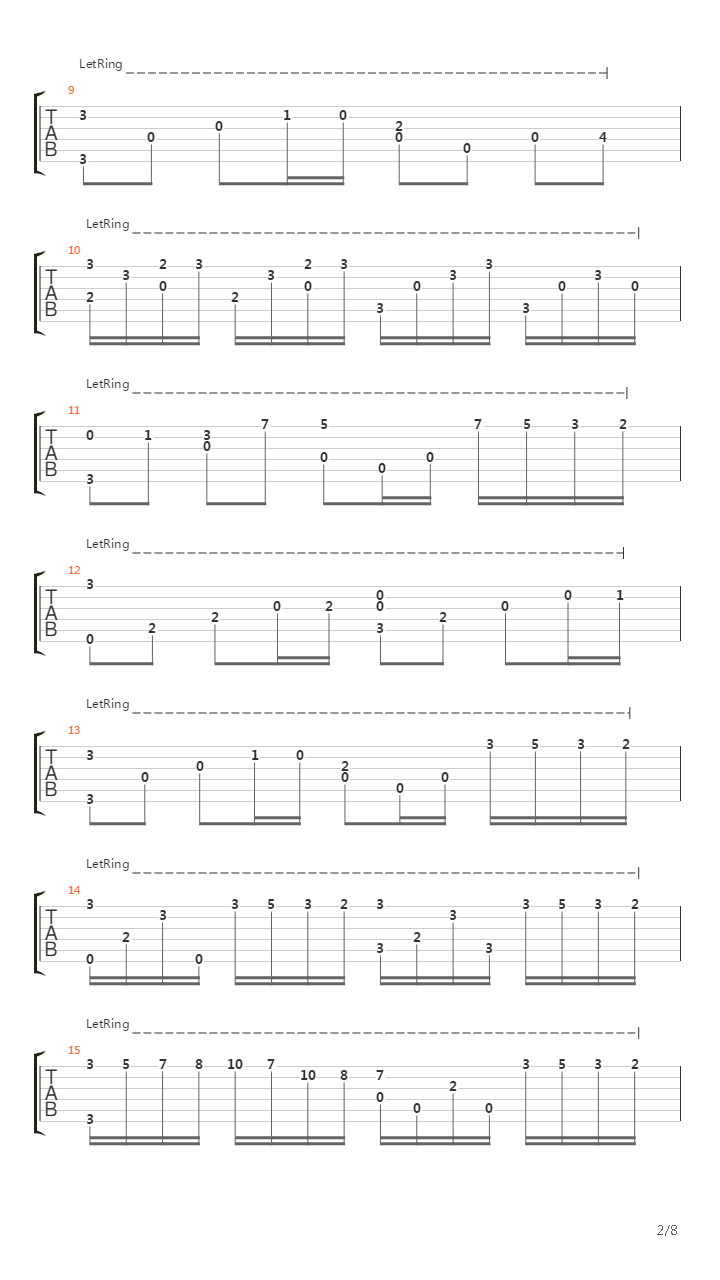 River Flows In You吉他谱