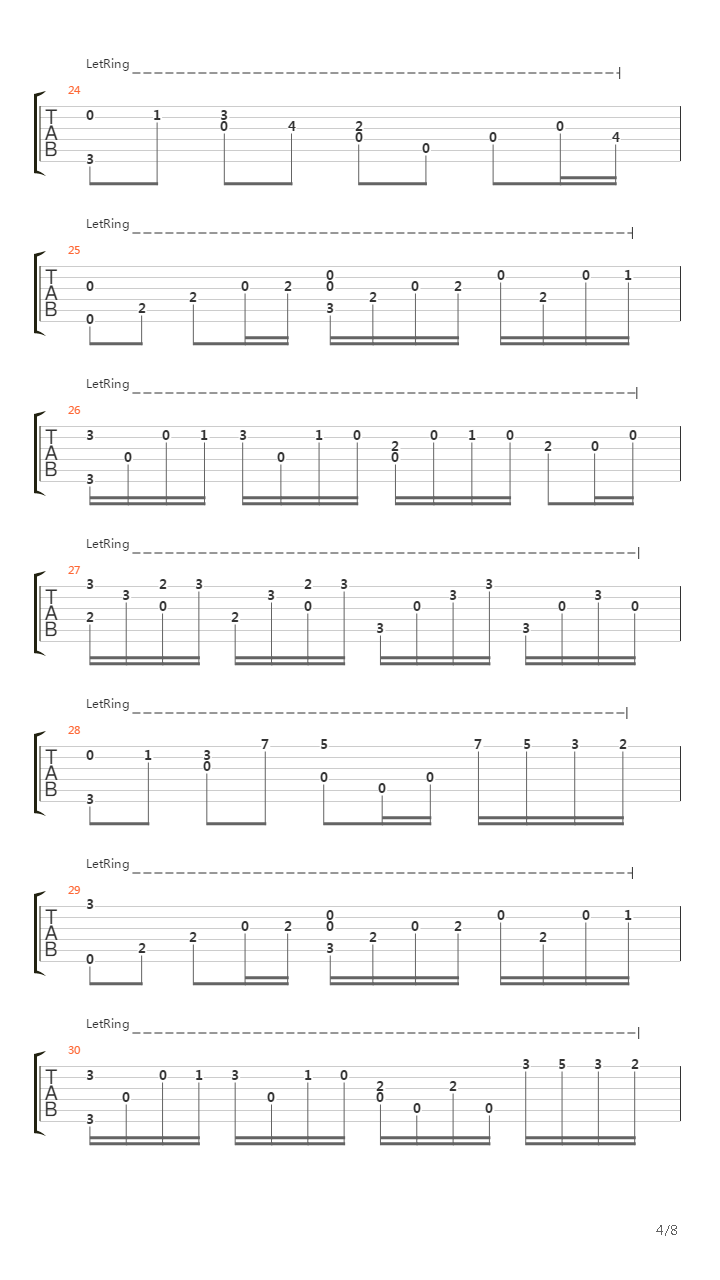 River Flows In You吉他谱