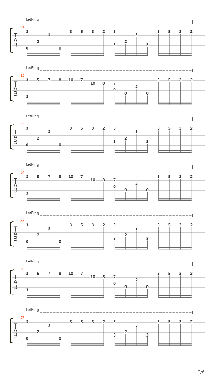 River Flows In You吉他谱