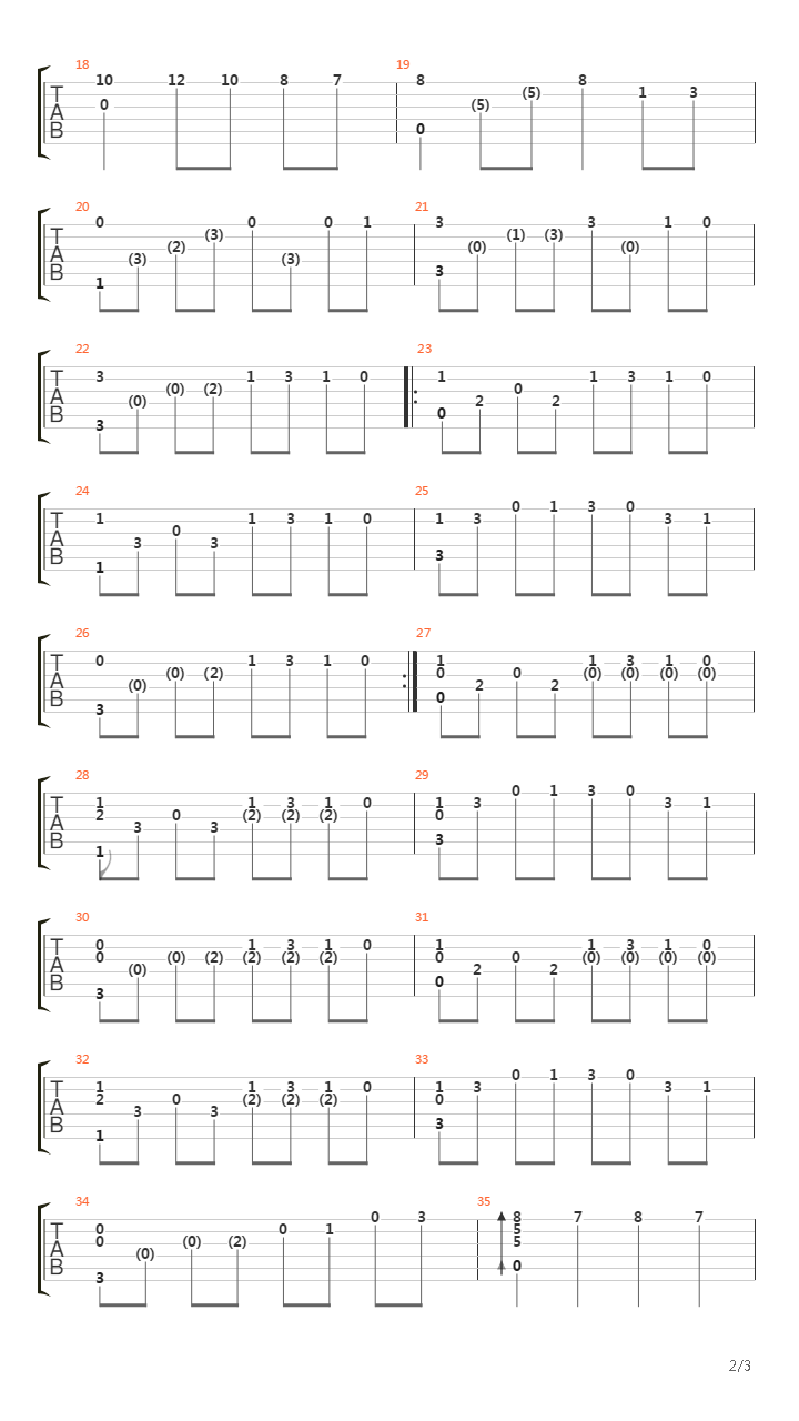 River Flows In You吉他谱