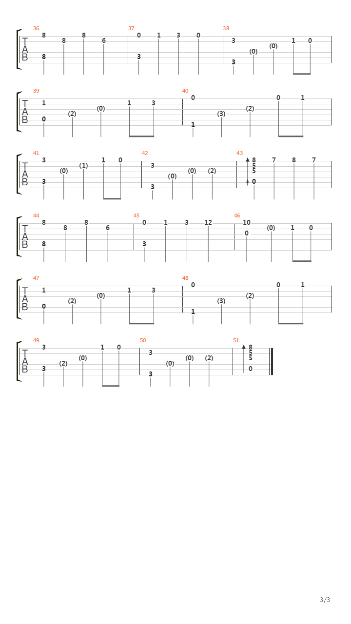 River Flows In You吉他谱