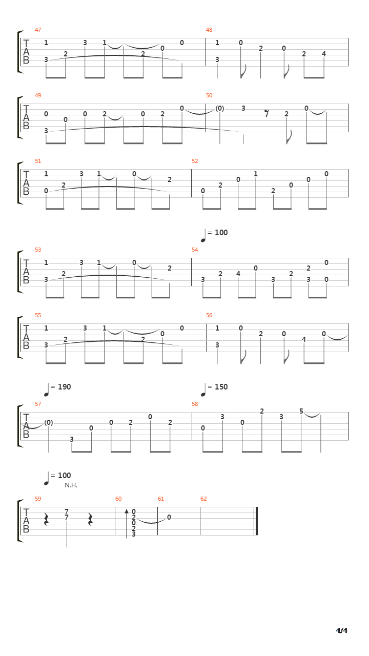 Maple Story(冒险岛) - 登录界面BGM吉他谱
