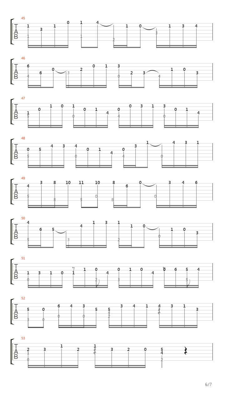 Prelude Lute Suite BWV 997吉他谱