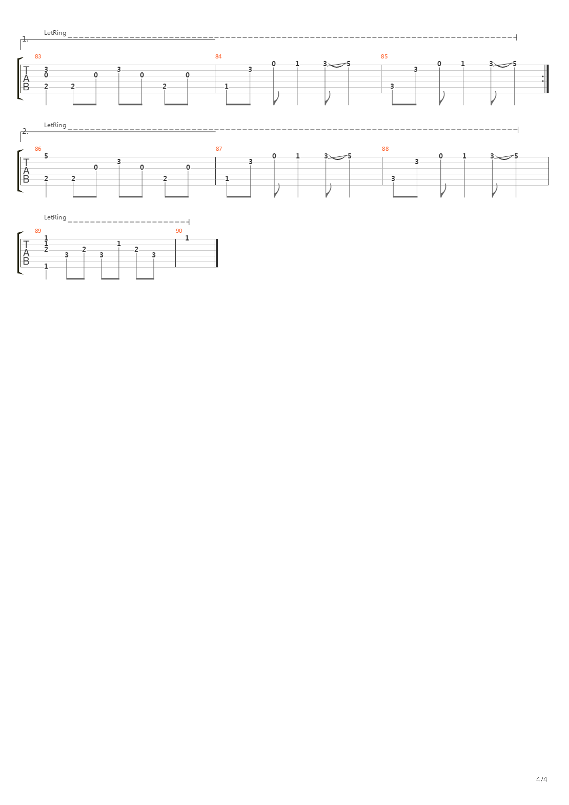 Promise me吉他谱