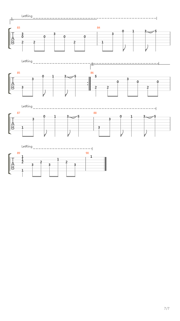 Promise me吉他谱