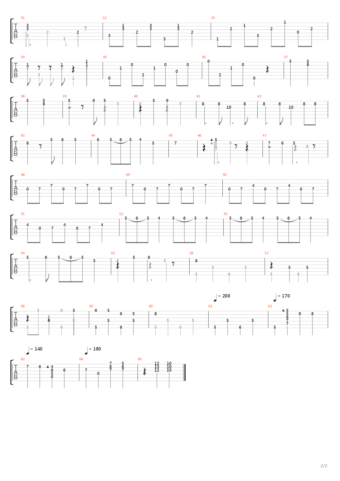 Caravan吉他谱