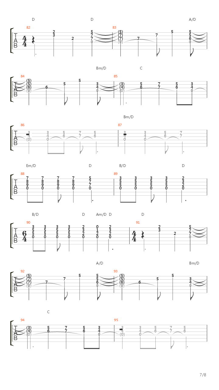 Harlequin吉他谱