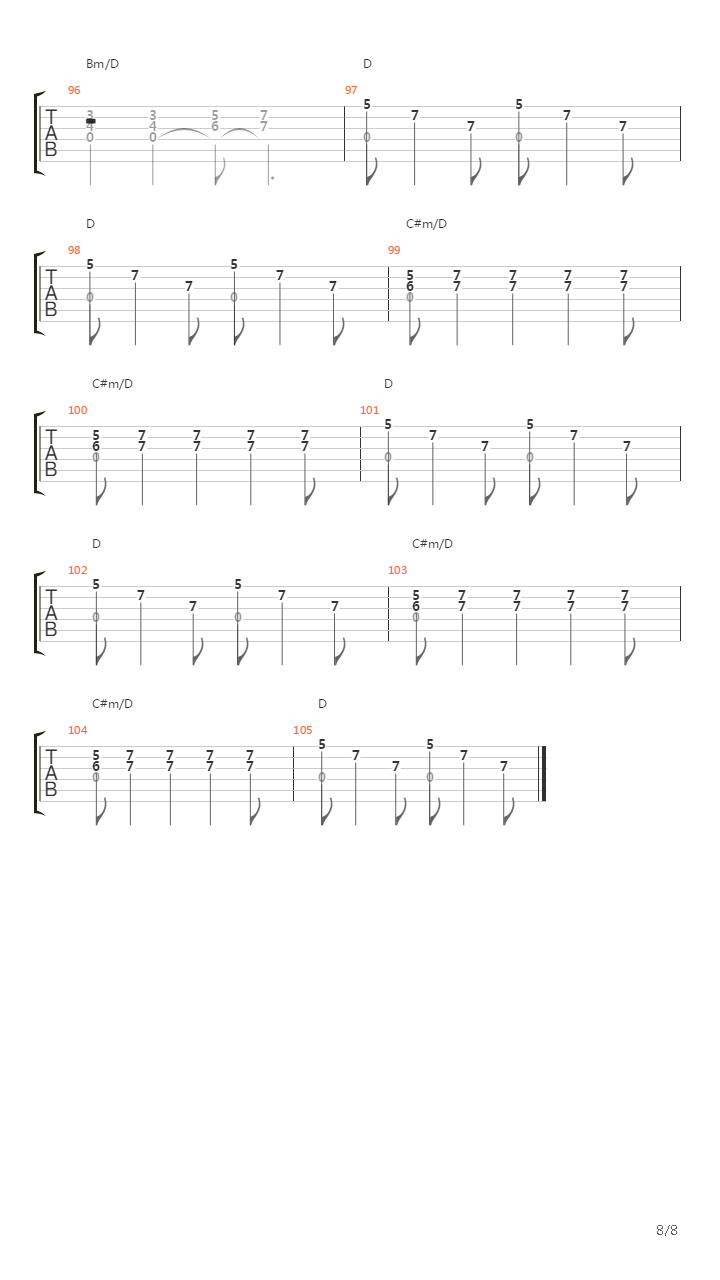 Harlequin吉他谱