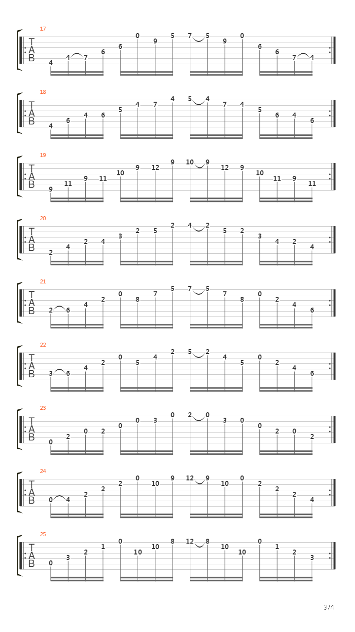 Etude No2吉他谱