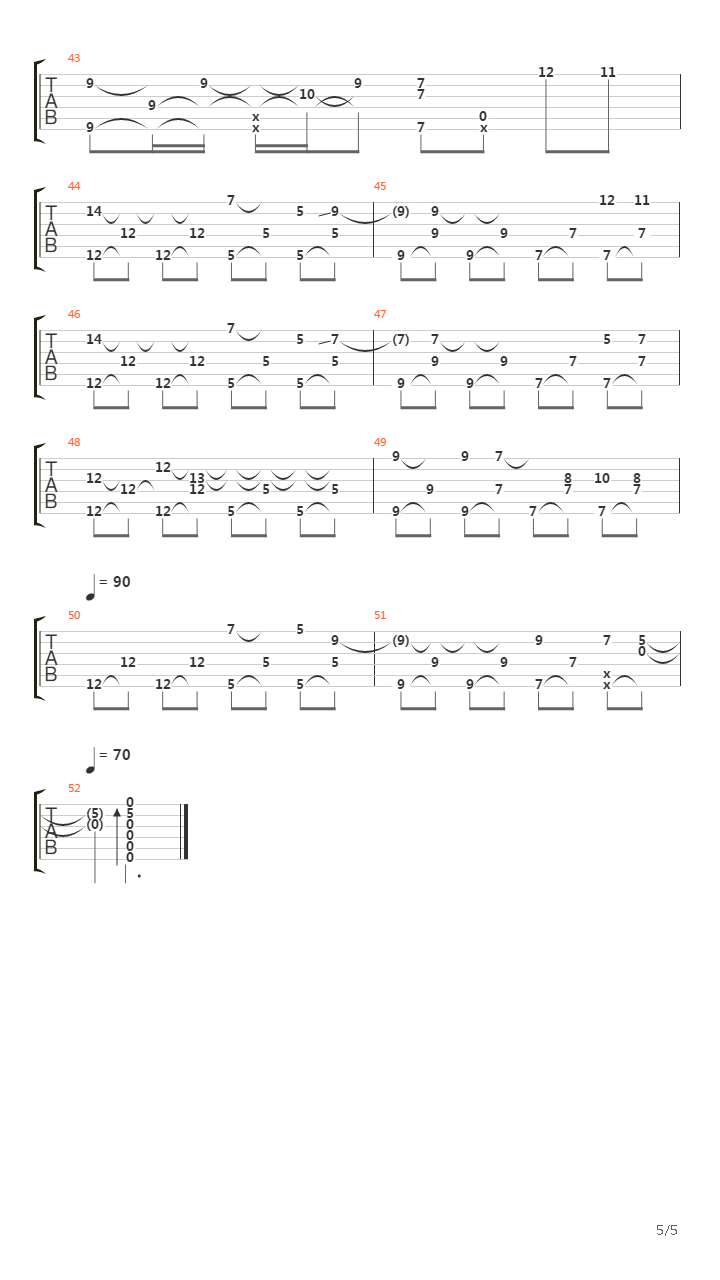 Trumpets吉他谱