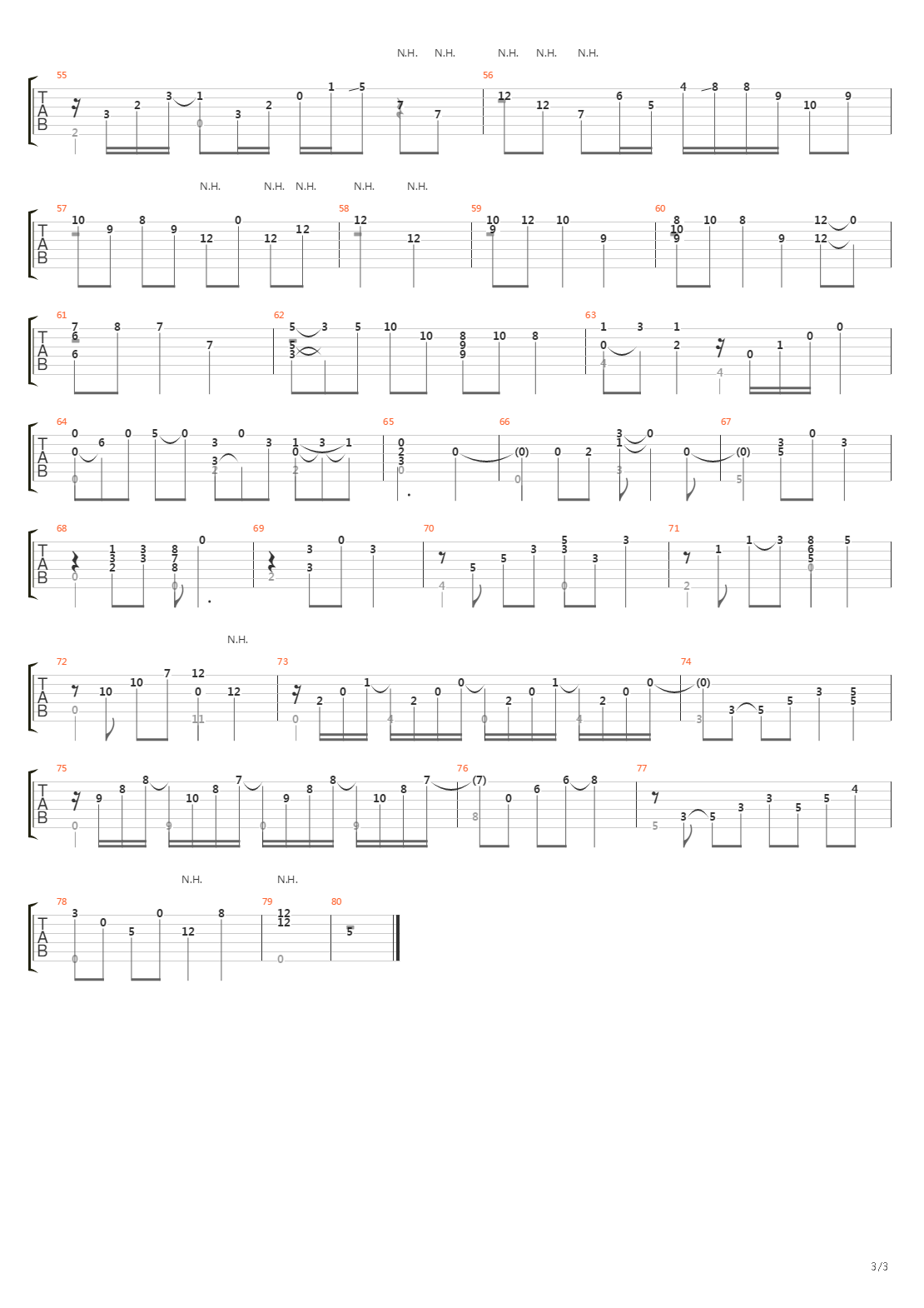 Clair de Lune debussy吉他谱