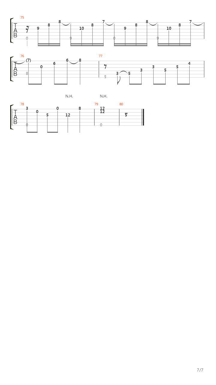 Clair de Lune debussy吉他谱