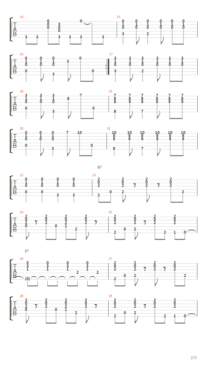 The Logical Song吉他谱