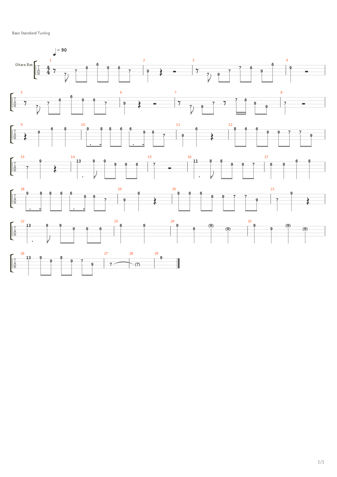 Pszczolka Maja(主题曲)吉他谱
