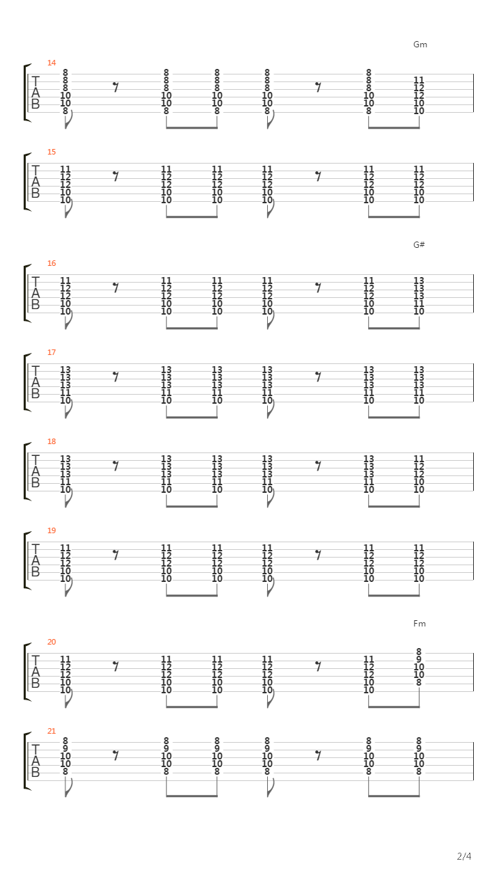丁丁历险记:独角兽的秘密(主题曲)吉他谱