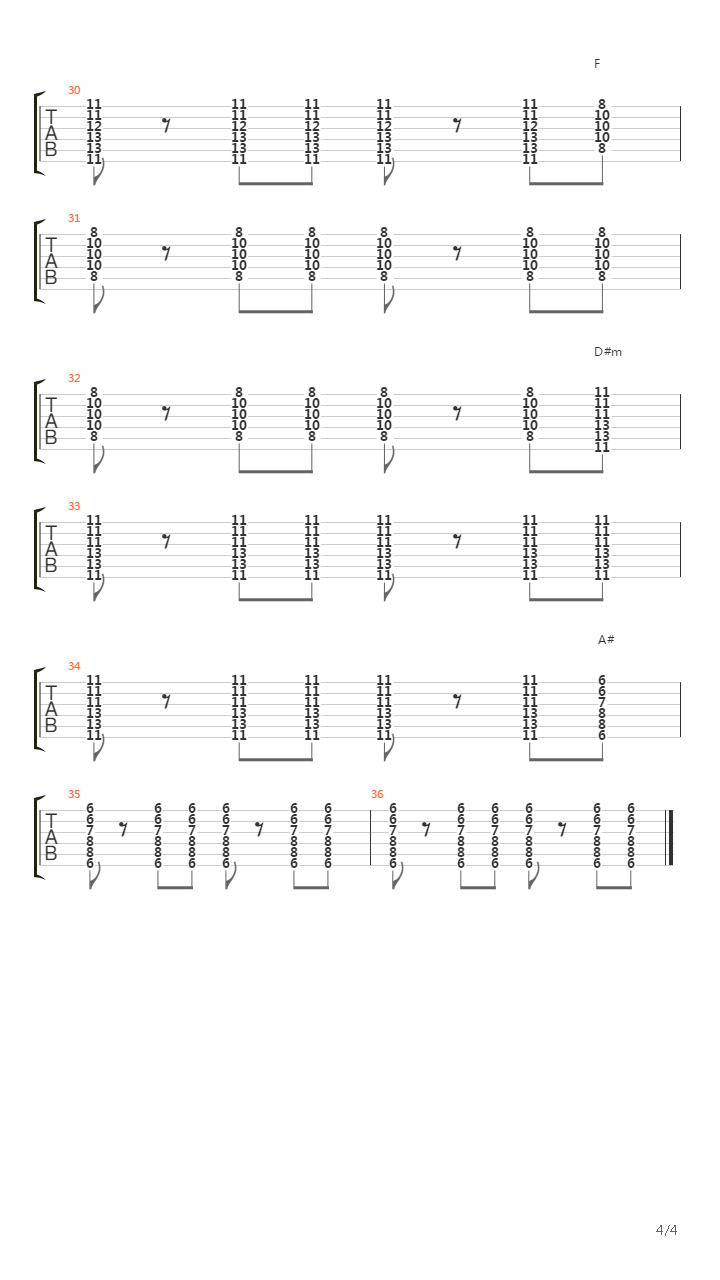 丁丁历险记:独角兽的秘密(主题曲)吉他谱