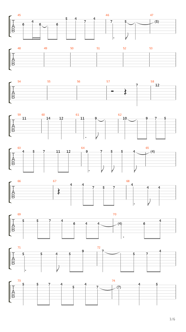 TARI TARI - 心の旋律吉他谱