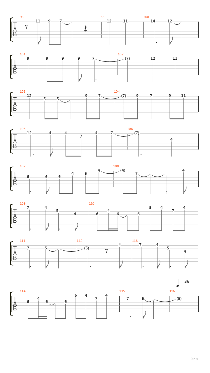 TARI TARI - 心の旋律吉他谱