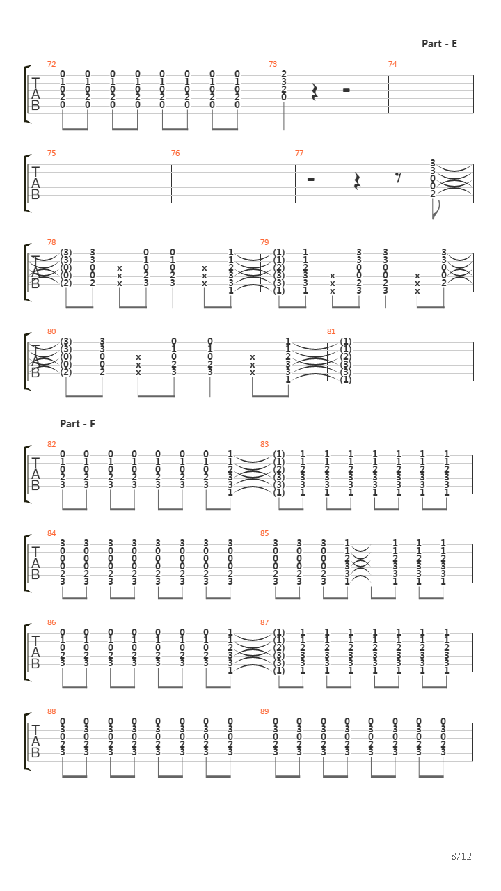 超时空要塞7 - Submarine Street吉他谱