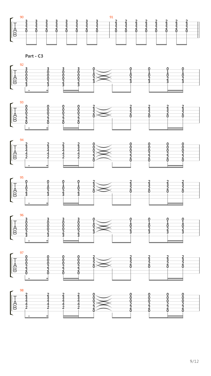 超时空要塞7 - Submarine Street吉他谱