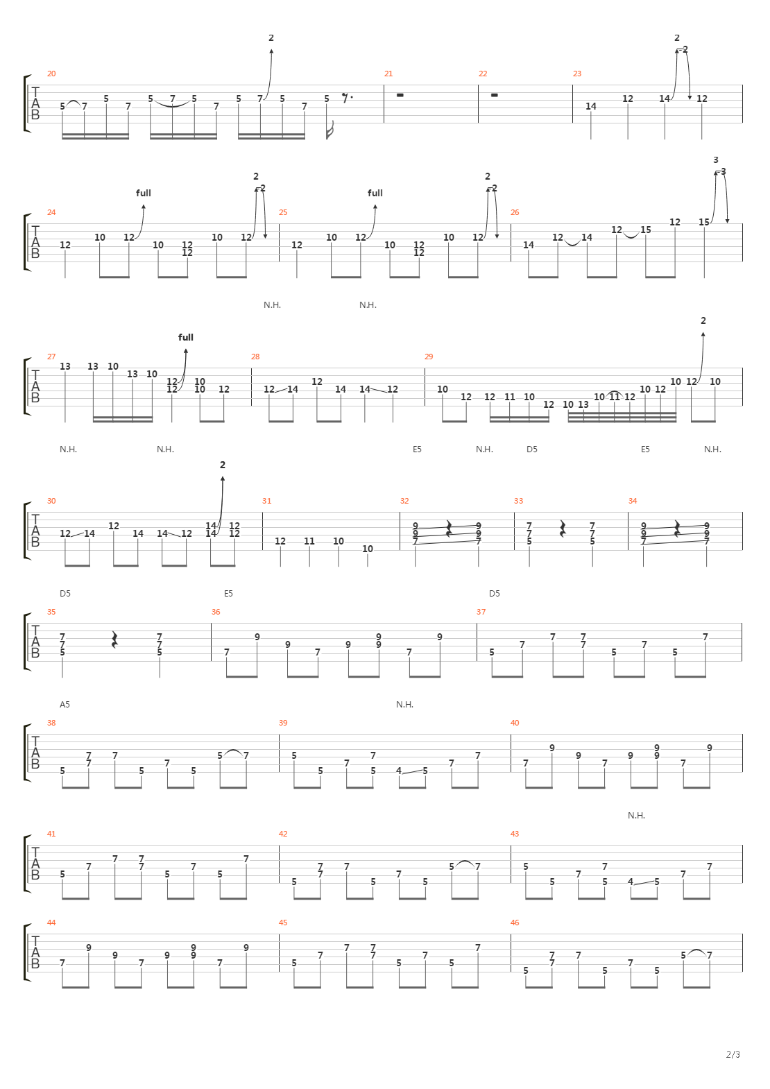 704 exercises for guitar, 1-96 - Beast吉他谱