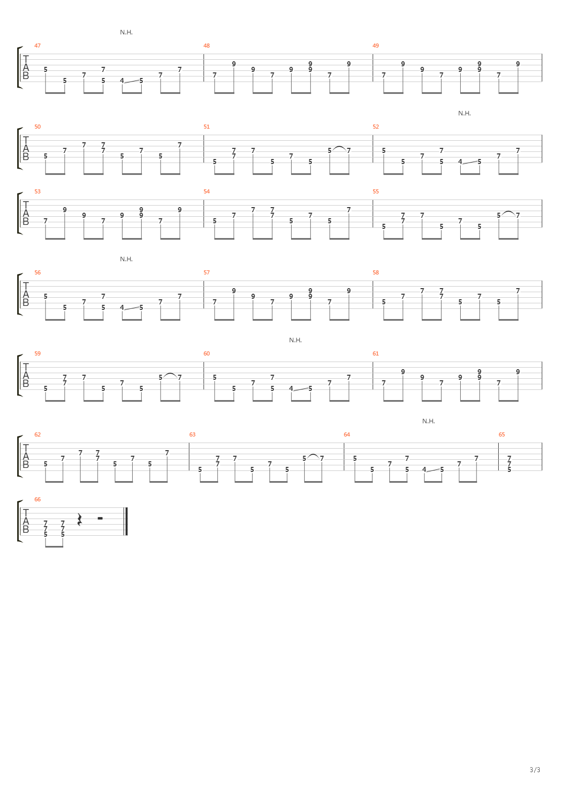 704 exercises for guitar, 1-96 - Beast吉他谱