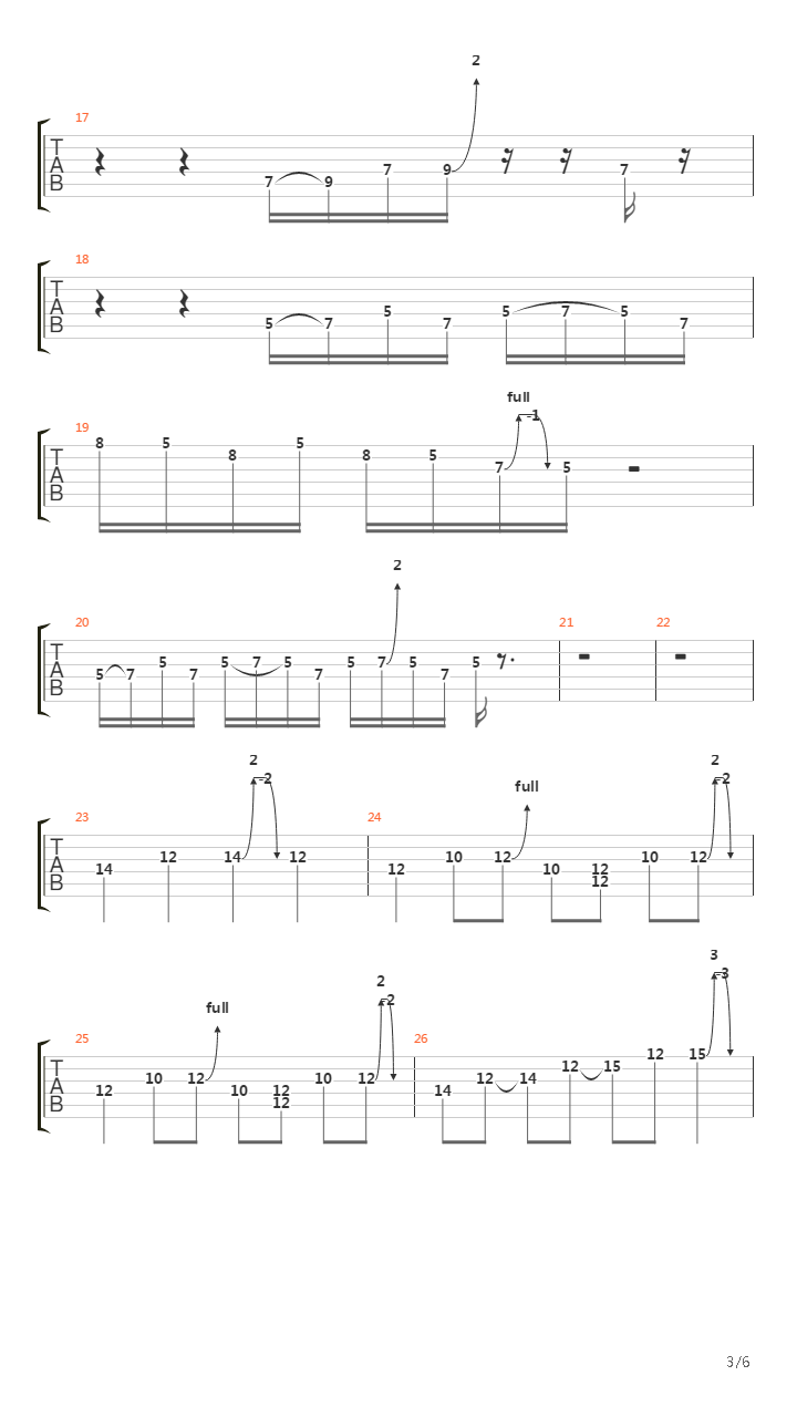 704 exercises for guitar, 1-96 - Beast吉他谱