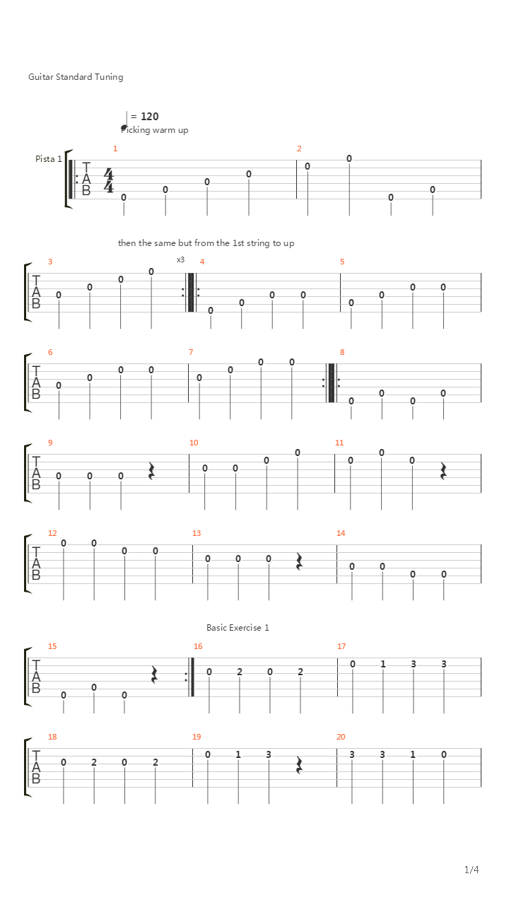 Cool Exercise - Basic & Easy exercises for beginners吉他谱