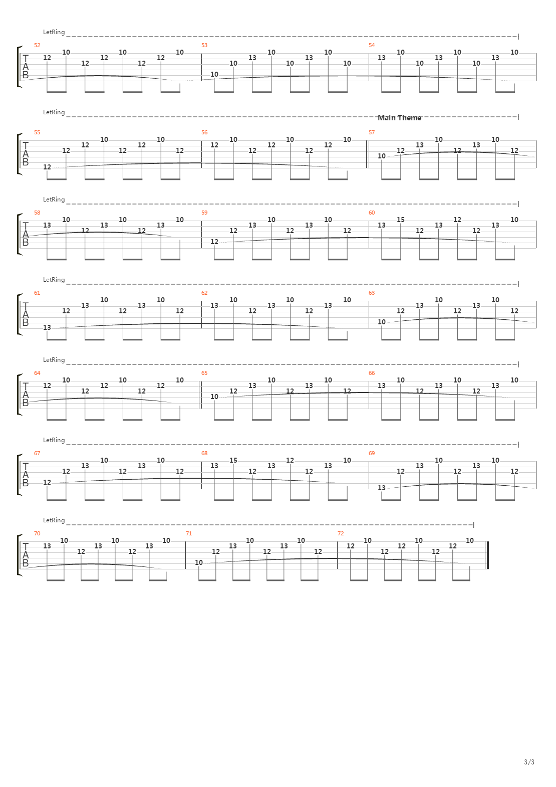 Keygen Music Bzl Hiscore - Theme吉他谱